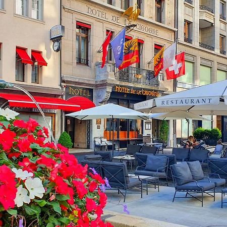 Hotel De La Cigogne Женева Экстерьер фото