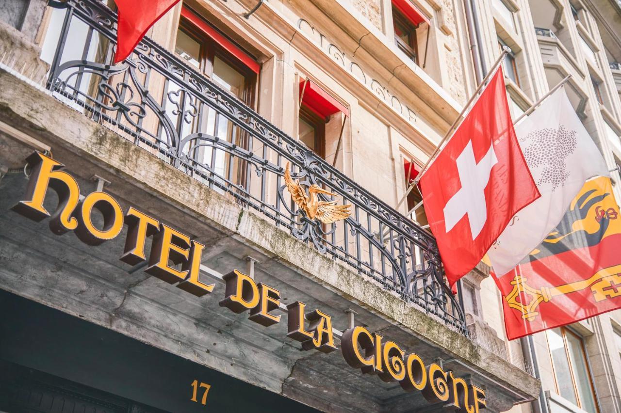 Hotel De La Cigogne Женева Экстерьер фото