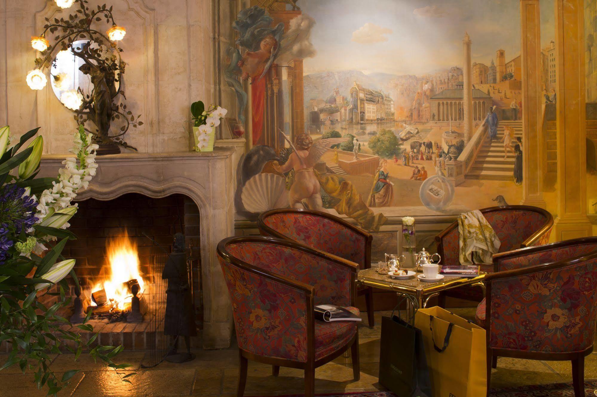 Hotel De La Cigogne Женева Экстерьер фото The lobby